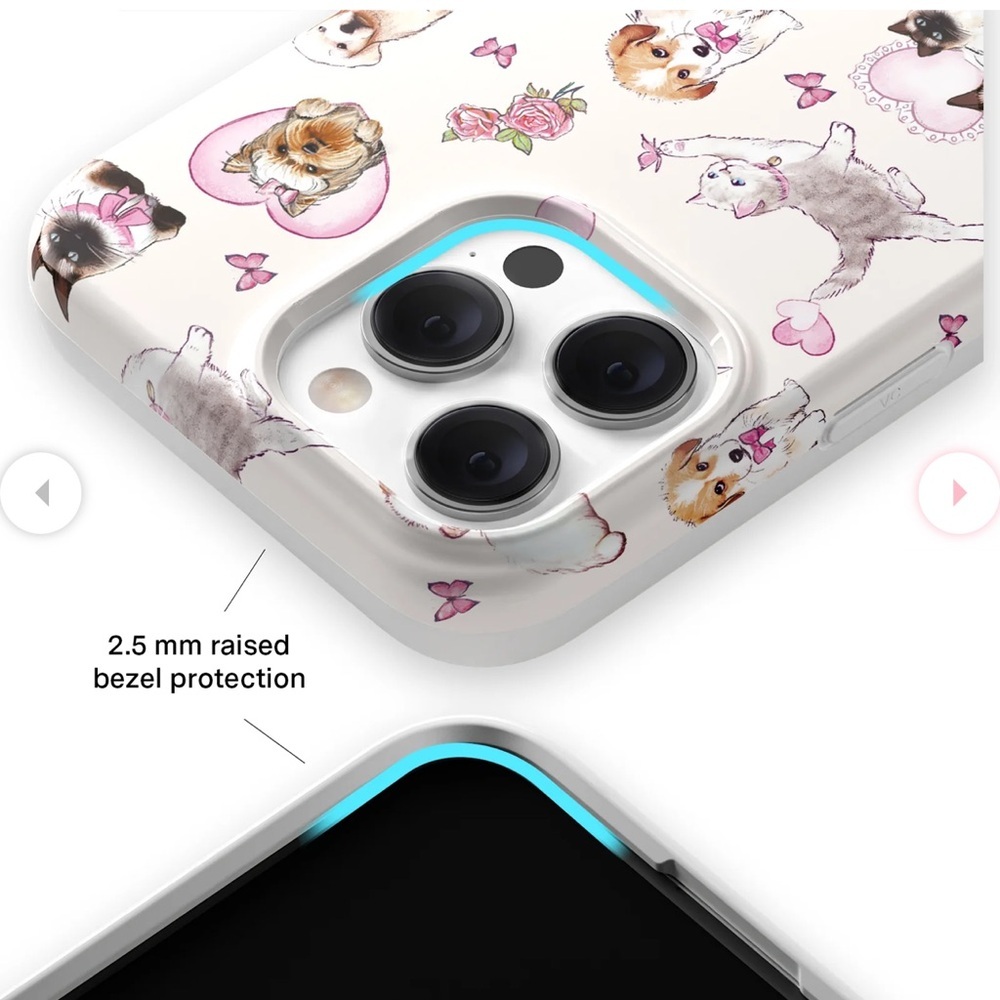 Velvet Caviar Puppies and Kittens iPhone 14 ProMax case - Picture 4 of 9